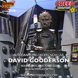 David Gooderson Pre-order CREED EVENTS SHEFFIELD COMIC CON