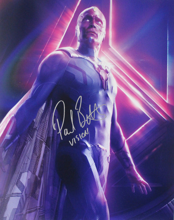 Paul Bettany 11X14 signed in Silver Wandavision