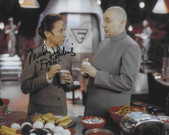 Mindy Sterling 10x8 signed in Black Austin Powers