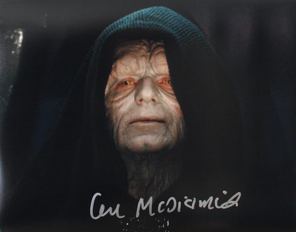 Ian McDiarmid 11X14 signed in Silver  Star Wars