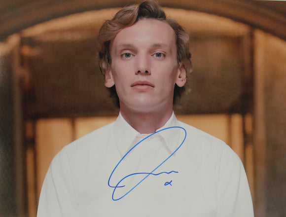 Jamie Campbell Bower 16X12 signed in Blue Stranger Things