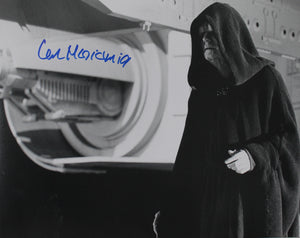 Ian McDiarmid 11X14 signed in Blue Star Wars