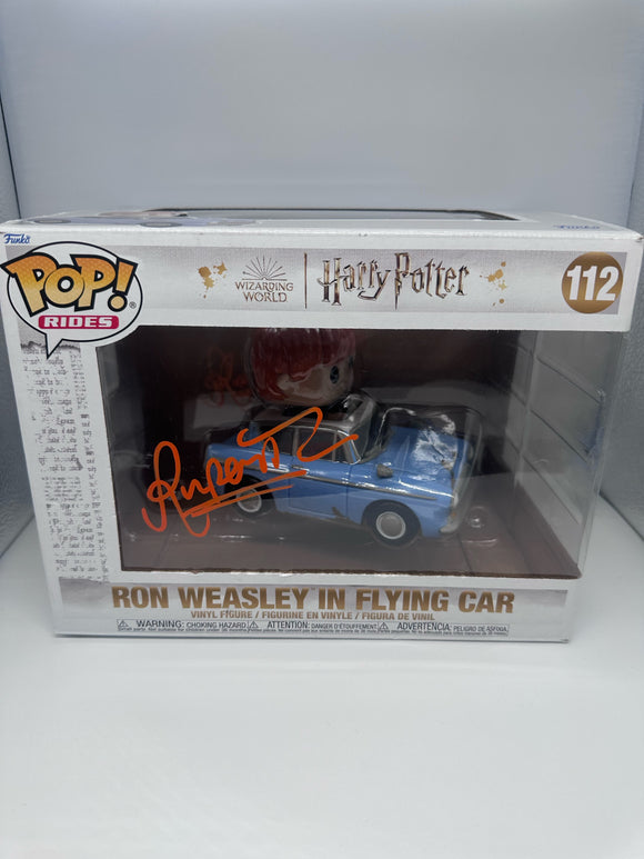 Rupert Grint signed Funko signed in Orange paint pen. Harry Potter