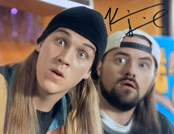Kevin Smith 10 X 8 signed in Black Jay and Silent Bob
