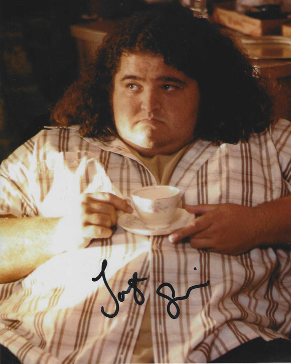 Jorge Garcia 10X8 signed in Black Lost