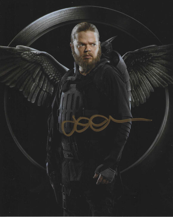 Elden Henson 10X8 signed in Gold Hunger Games