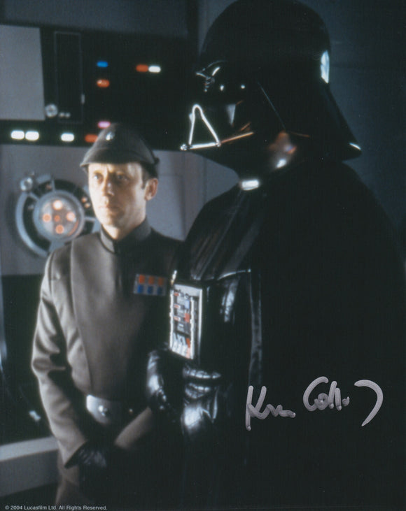 Ken Colley 10x8 signed in Silver Star Wars
