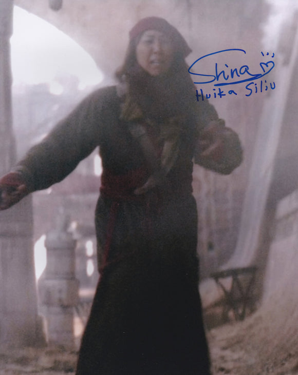 Shina 10x8 signed in Blue Star Wars Rouge One