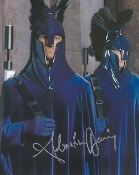 Sebastian Dewing 10x8 signed in SIlver Star Wars The Phantom Menace
