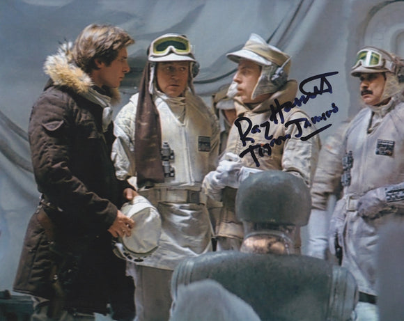 Ray Hassett 10x8 signed in Black Star Wars