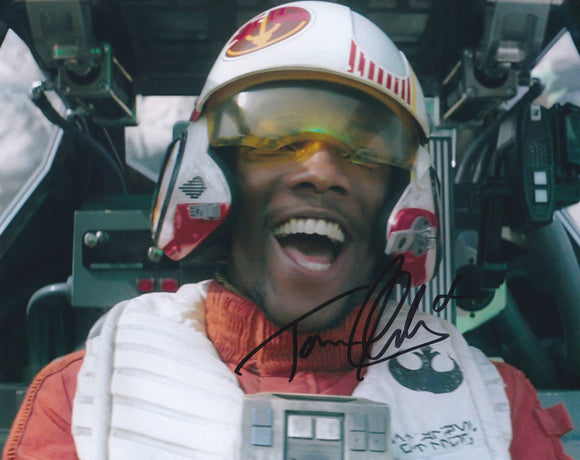 Tosin Cole 10x8 signed in Black Star Wars