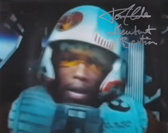 Tosin Cole 10x8 signed in Silver Star Wars LOW RES IMAGES