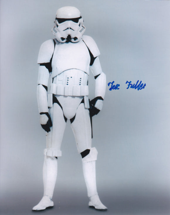 Tex Fuller 10x8 signed in Blue Star Wars