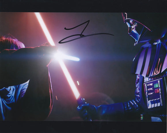 Tom O'Connell 10x8 signed in Black Star Wars