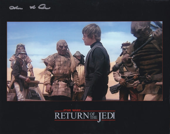 Julies Le Floure 10x8 signed in Silver Star Wars