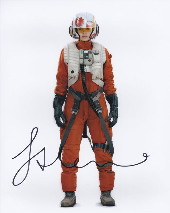 Jessica Henwick 10x8 signed in Black Star wars