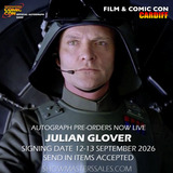 Julien Glover Pre-order Film and Comic Con Cardiff 2026 FCCC2026