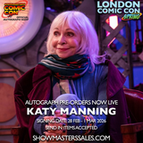 Katy Manning Pre-order London Comic Con Spring LCCS2026
