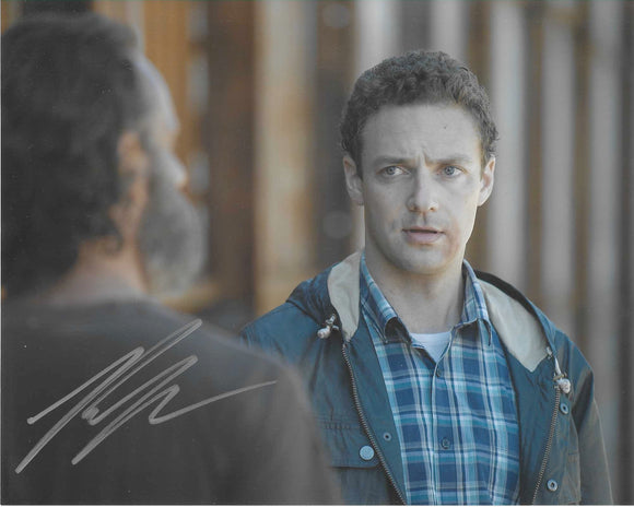 Ross Marquand The Walking Dead 10x8 Signed in Silver Pen