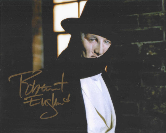 Robert Englund Phantom of the Opera 10x8 Signed in Bronze Pen