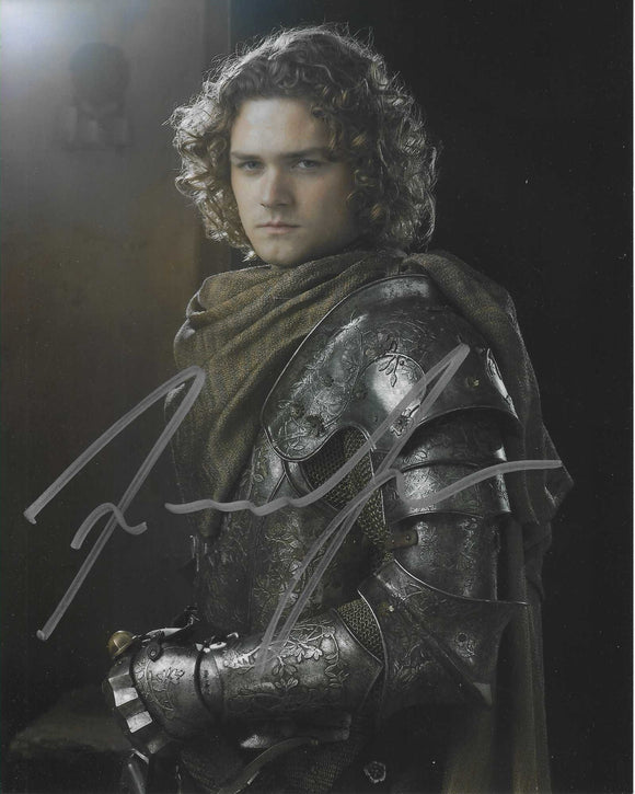 Finn Jones Game of Thrones 10x8 Signed in Silver Pen