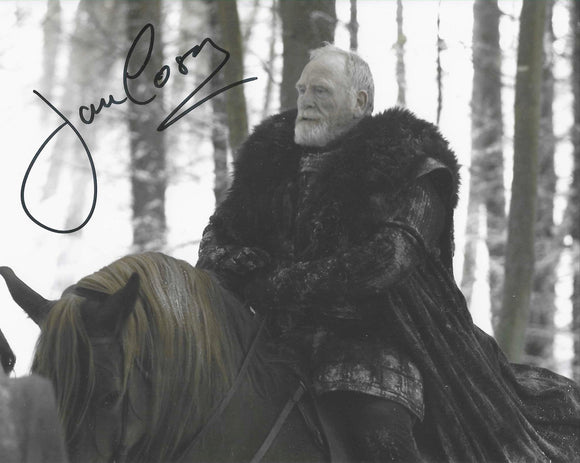 James Cosmo Game of Thrones 10x8 Signed in Black