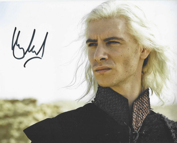 Harry Lloyd Game of Thrones 10x8 Signed in Black