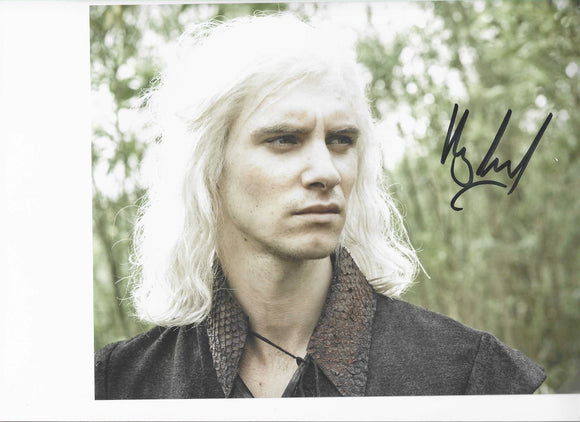 Harry Lloyd Game of Thrones 10x8 Signed in Black