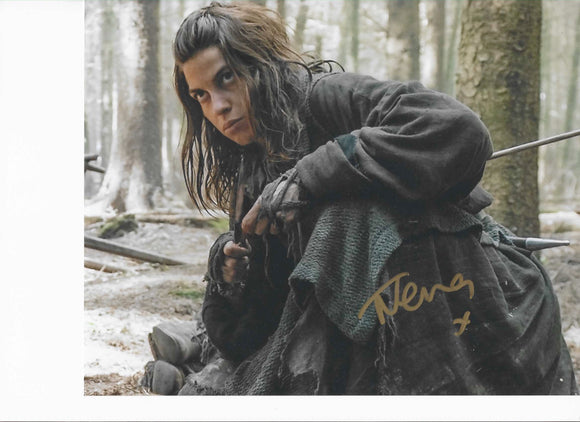Nat Tena Game of Thrones 10x8 Signed in Gold