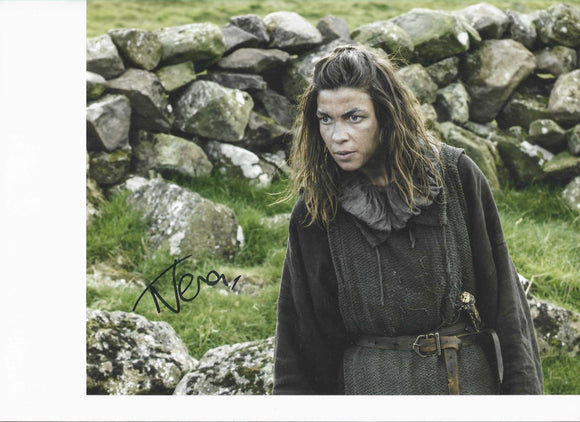 Nat Tena Game of Thrones 10x8 Signed in Black
