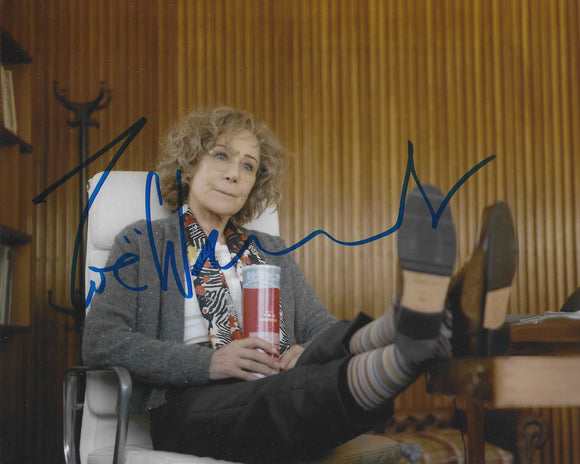 Zoe Wanamaker Killing Eve 10x8 Signed in Blue Pen