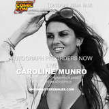 Caroline Munroe Pre-order London Film Fair November 2026 FFNOV26