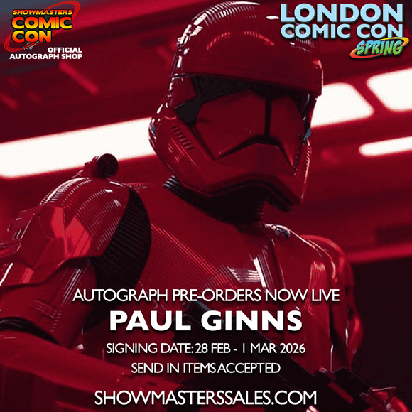 Paul Ginns Pre-order London Comic Con Spring LCCS2026