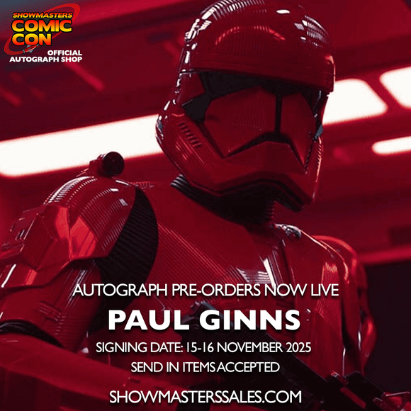 Paul Ginns Pre-order London Comic Con Winter LCCW2025 – Showmasters ...