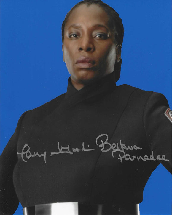 Tanya Moodie Star Wars The rise of Skywalker 10x8 Signed in Silver