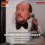 Vernon Dobtcheff Pre-order Film and Comic Con Glasgow 2026 FCCG2026