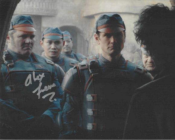 Alex Ferns Star Wars Andor 10x8 signed in Silver Pen