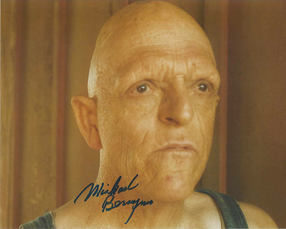 Michael Berryman The Devils Rejects 10x8 Signed in Blue