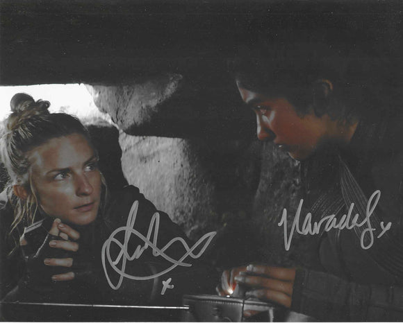 Faye Marsay and Varada Sethu Star Wars Andor 10x8 DOUBLE Signed in Silver Pen