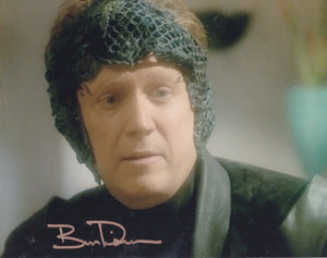 Bruce Davison 10x8 signed in Bronze Star Trek