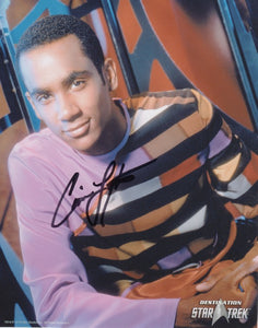 Cirroc Lofton 10x8 signed in black DST Official Picture