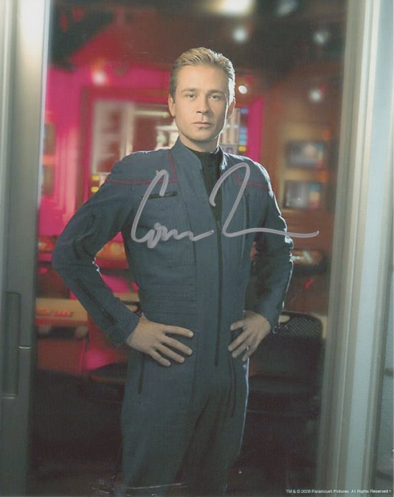 Connor Trinneer 10x8 signed in silver Star Trek