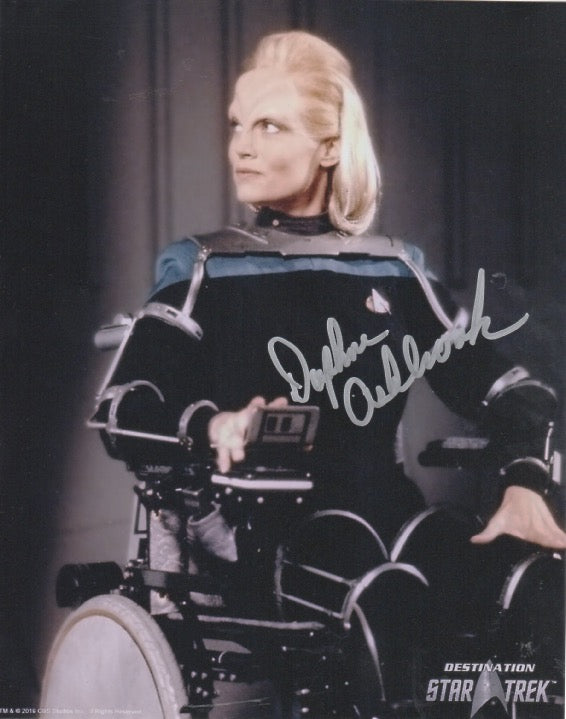 Daphne Ashbrook 10x8 signed in silver DST Official Picture