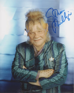 Ethan Phillips 10x8 signed in blue
