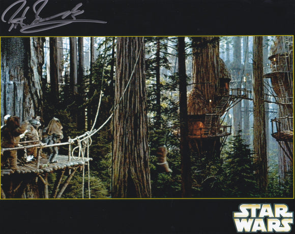 Peter Burroughs 10x8 signed in Silver - Star Wars