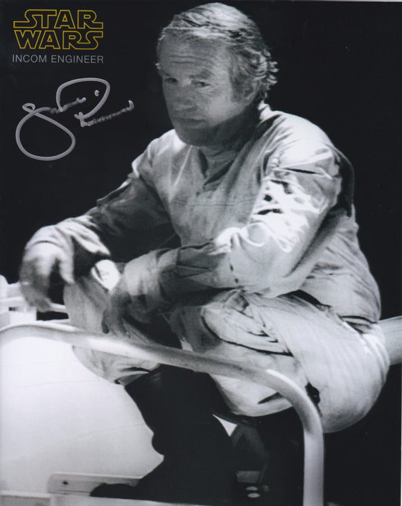 Shane Rimmer 10x8 signed in Silver - Star Wars
