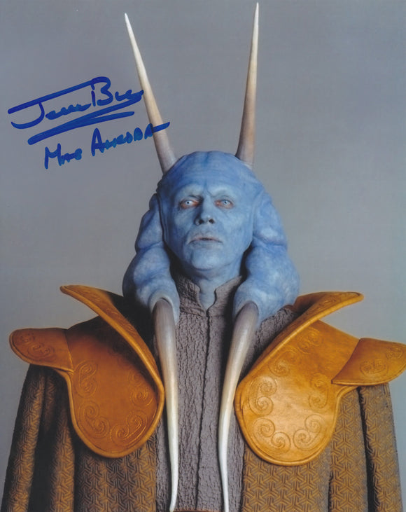 Jerome Blake 10x8 signed in Blue - Star Wars
