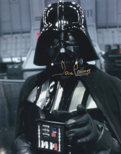 Dave Prowse  10x8 signed in Gold -Star Wars
