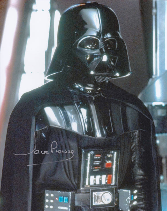 Dave Prowse  10x8 signed in Silver