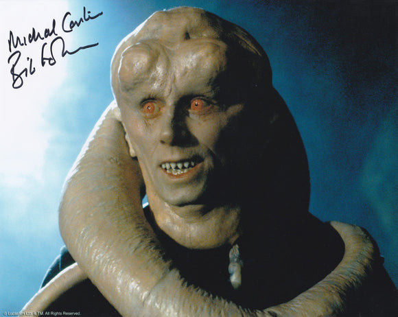 Mike Carter 10x8 signed in Star Wars
